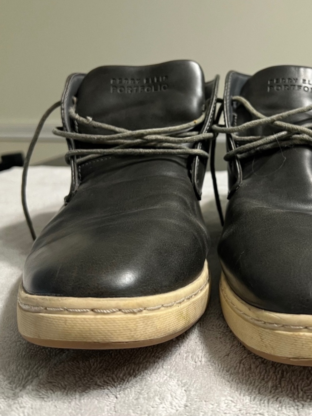 Perry Ellis Portfolio Men's "Demi HI" Dress Shoes - Size 10.5